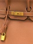 Hermès Birkin 35 Gold Togo Leather Handbag