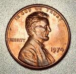 1974 Lincoln Memorial Penny - Unique Error Coin