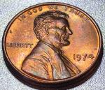 1974 Lincoln Memorial Penny - Unique Error Coin