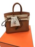 Gold Togo Leather Hermes Birkin 25 Handbag