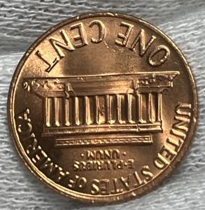 1974 No Mint Mark Penny Die Clash Errors