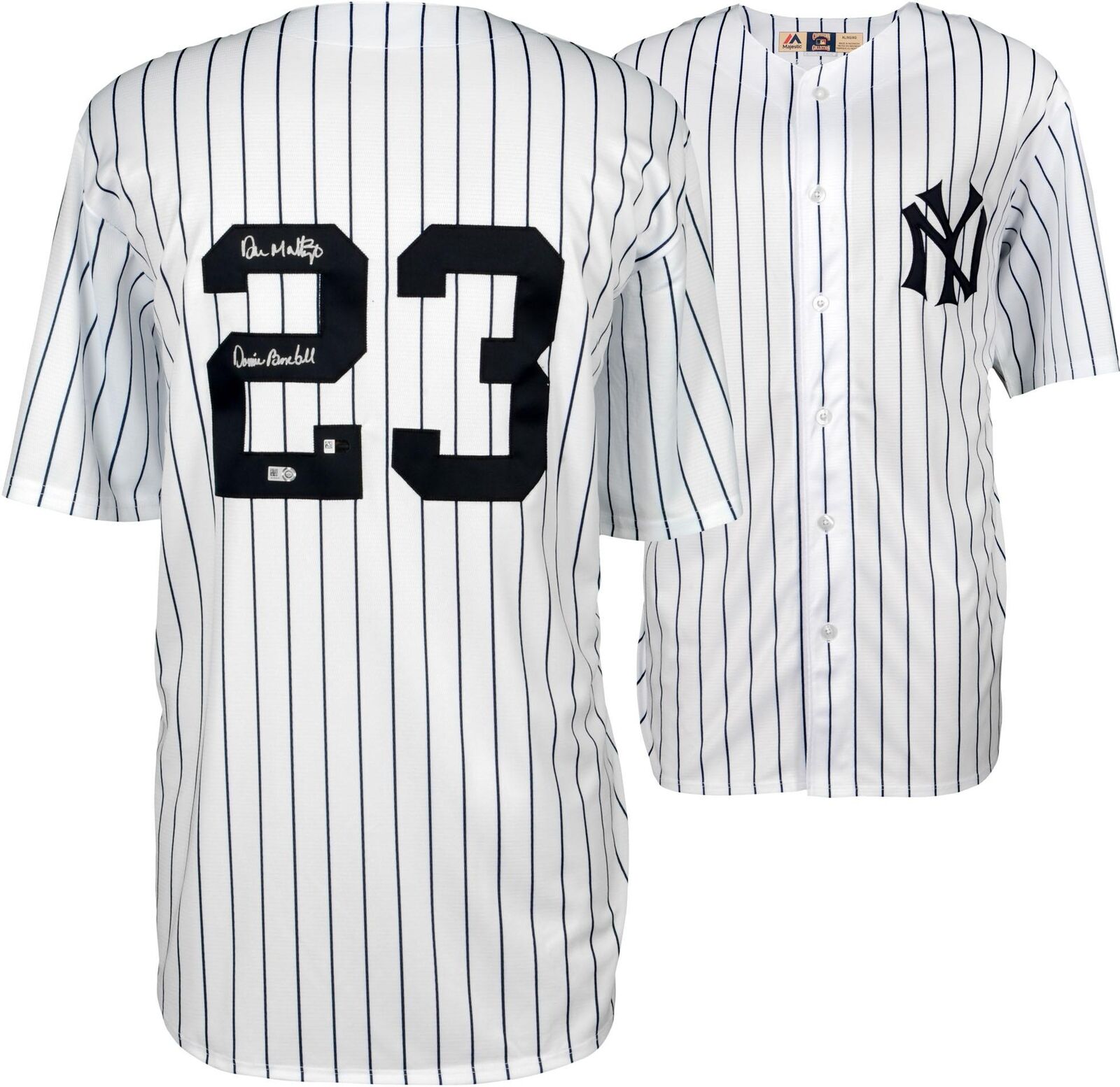 Don Mattingly Yankees Signed Cooperstown Collection Jersey