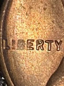 1955 S Lincoln Wheat Cent Red Doubled Die