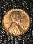 1955 S Lincoln Wheat Cent Red Doubled Die