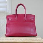 Hermès Birkin 30 Rouge Grenat Leather Bag