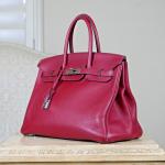 Hermès Birkin 30 Rouge Grenat Leather Bag