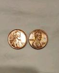 1972D and 1983D Lincoln Pennies with Double Die