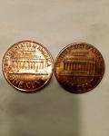 1972D and 1983D Lincoln Pennies with Double Die