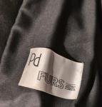 SAGAMINK Brown Mink Fur Coat for Women Size L