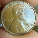 1969-S Lincoln Penny Double Die Collectible Coin