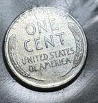 1943 Steel Penny with Errors and No Mint Mark