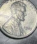 1943 Steel Penny with Errors and No Mint Mark