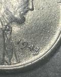1943 Steel Penny with Errors and No Mint Mark