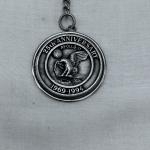 Apollo 11 25th Anniversary Pewter Keychain