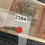 WW2 German 5 Mark Banknote Currency Collectible