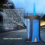Colibri Daytona Matte Blue Butane Torch Lighter