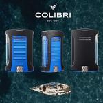 Colibri Daytona Matte Blue Butane Torch Lighter