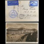 1929 Germany Zeppelin Airmail Cover with 2M Stamp