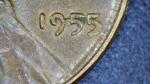 1955 Lincoln Wheat Penny Triple Error Coin