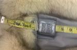 Silver Fox Fur Coat, Medium Size