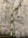 Silver Fox Fur Coat, Medium Size