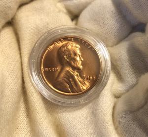 1955-S Lincoln Wheat Cent ERROR Coin