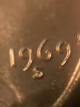 1969 DDO Lincoln Memorial Penny Error Coin