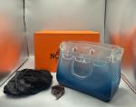 Hermes Birkin Flower Vase in Blue