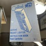 Colibri Vintage Gold Tone Butane Pocket Lighter