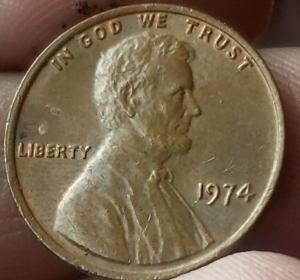 1974 Penny Without Mint Mark