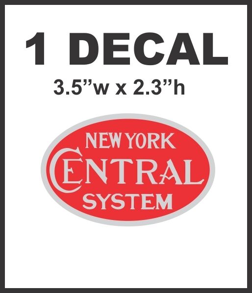NYC System Railroad Decal for Lionel Train (HO Scale)