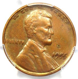 1955 Lincoln Cent Doubled Die Obverse DDO Penny