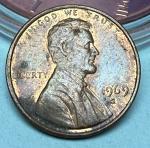 1969-S Lincoln Memorial Penny Doubled Die Obverse