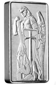 10 Oz Scottsdale Archangel Silver Bar Collectible