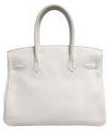 Hermes Birkin 30 White Togo Leather Handbag
