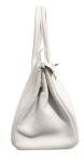 Hermes Birkin 30 White Togo Leather Handbag