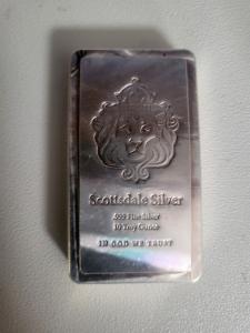 Scottsdale STACKER® 10 oz Silver Bar .999