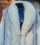 Saga Fox Vintage Full-Length Herringbone Fur Coat