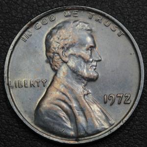 1972 Lincoln Memorial Copper Cent Doubled Die