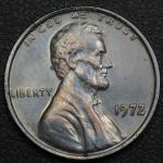 1972 Lincoln Memorial Copper Cent Doubled Die
