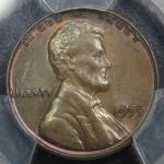 1955 Lincoln Wheat Cent Double Die Obverse