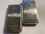 2x 10 oz Scottsdale Mint Silver Stacker Bars