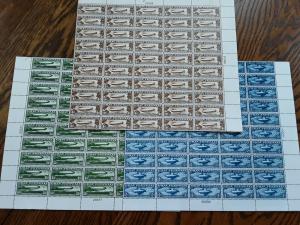 Graf Zeppelin Full Sheets C13-15 Reproductions