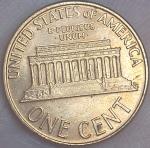 1974 Lincoln Memorial Penny - No Mint Mark