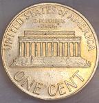 1974 Lincoln Memorial Penny - No Mint Mark