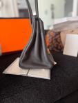 Hermes Birkin 30 Black Togo Leather Handbag