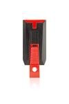 Colibri Double-Jet Lighter in Black and Red