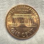 1969 S Lincoln Memorial Cent - Double Die Reverse