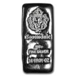 Scottsdale Mint 10 Ozt Silver Bar - Poured