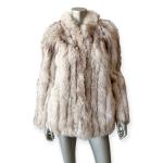 Vintage Saga Fox Fur & Leather Women's Coat